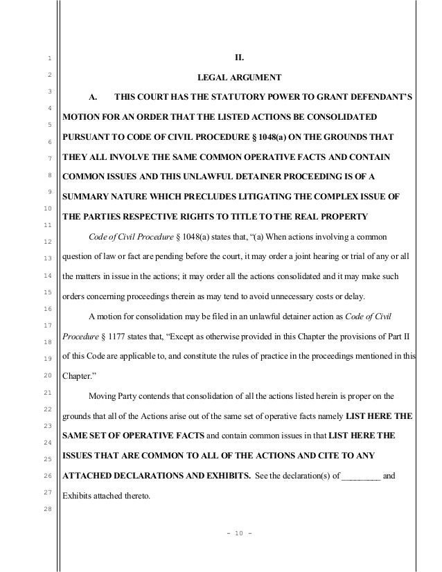 california eviction notice form