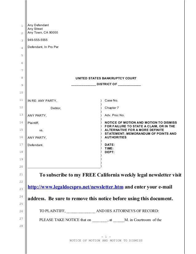 motion to dismiss template sle motion to dismiss adversary complaint rule12 motion to dismiss template sle motion to dismiss adversary complaint rule12