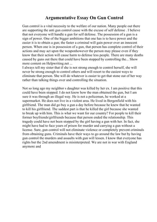 Sample Of Argumentative Essay Writing.pdf
