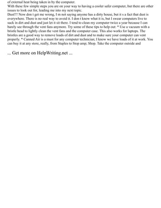 Sample Of Discussion Chapter In Disserta | PDF