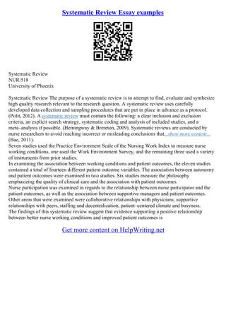 Sample Of Research Essay Paper | PDF