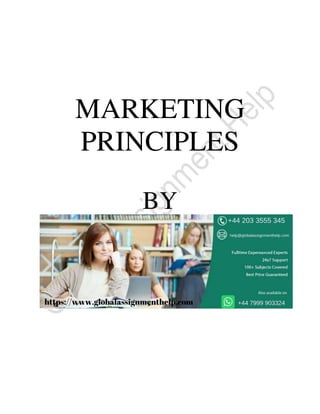 MARKETING
PRINCIPLES
BY
 