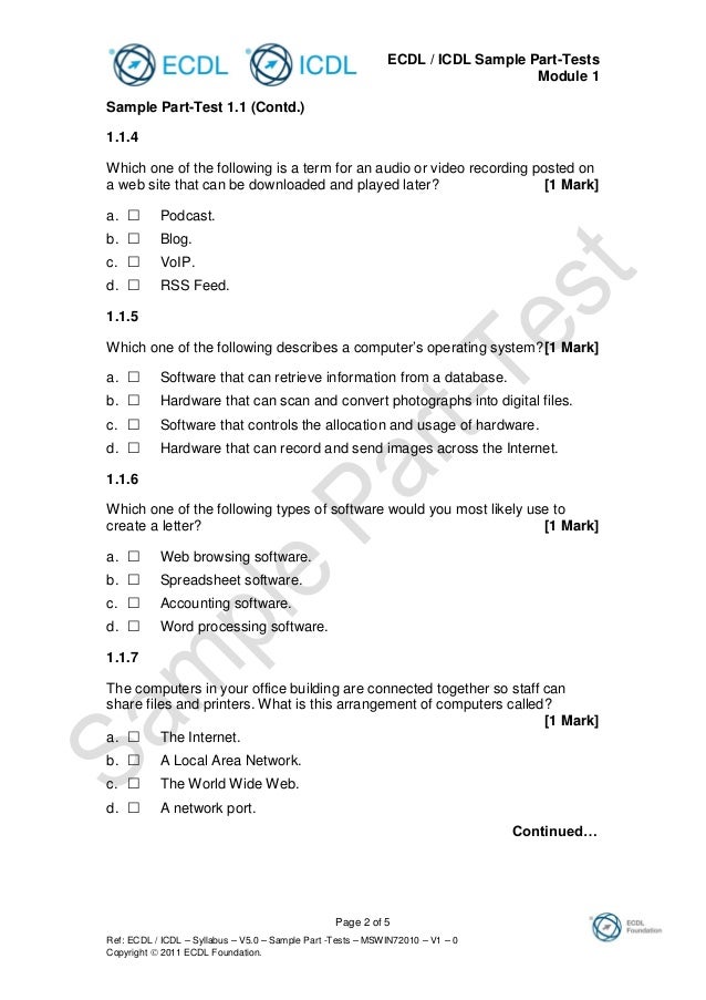 Download Icdl Modules Pdf Download Icdl Modules Pdf