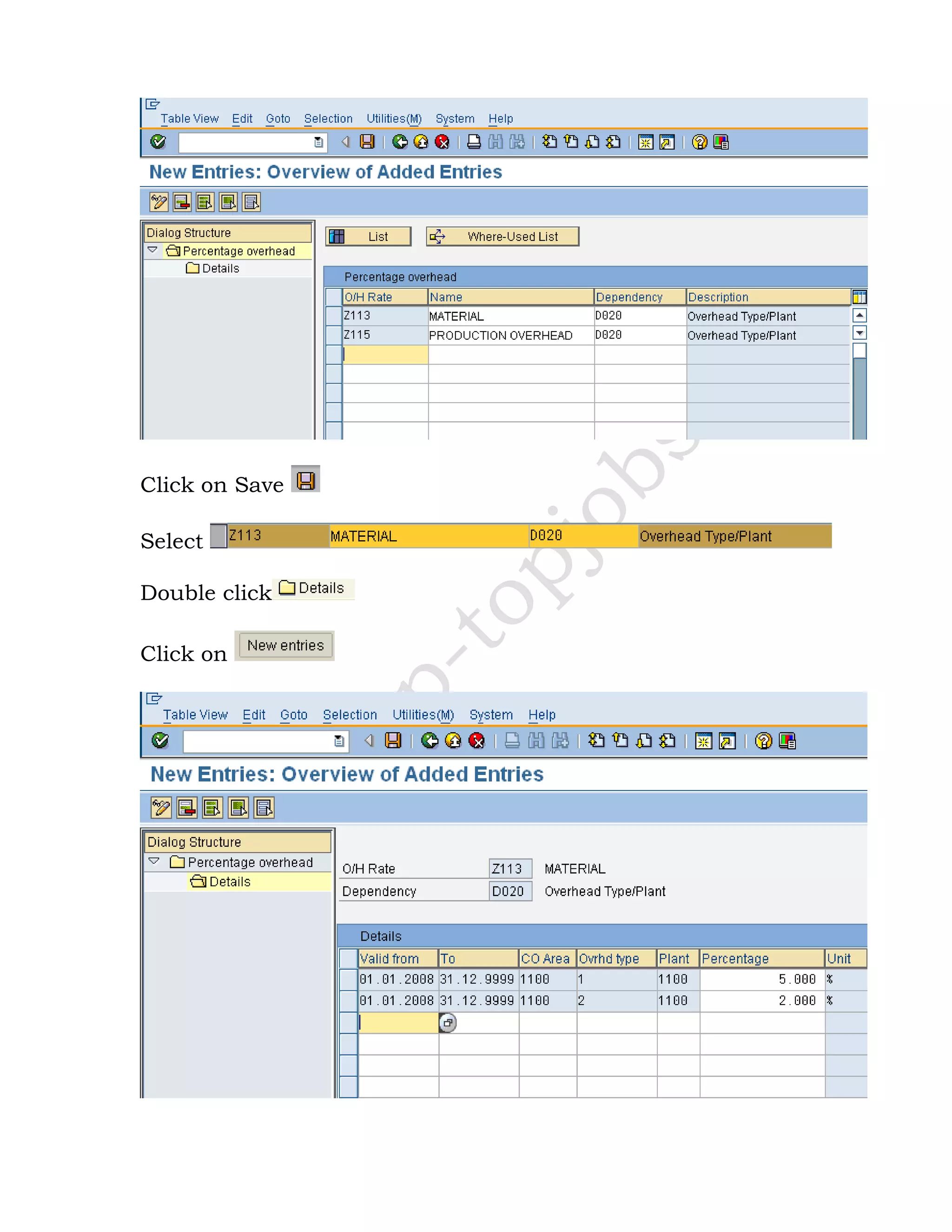 Click on Save
Select
Double click
Click on
 