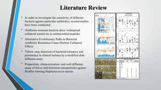 A COMPARATIVE ANALYSIS OF THE TWO METHODS (DISC DIFFUSION AND WELL ...