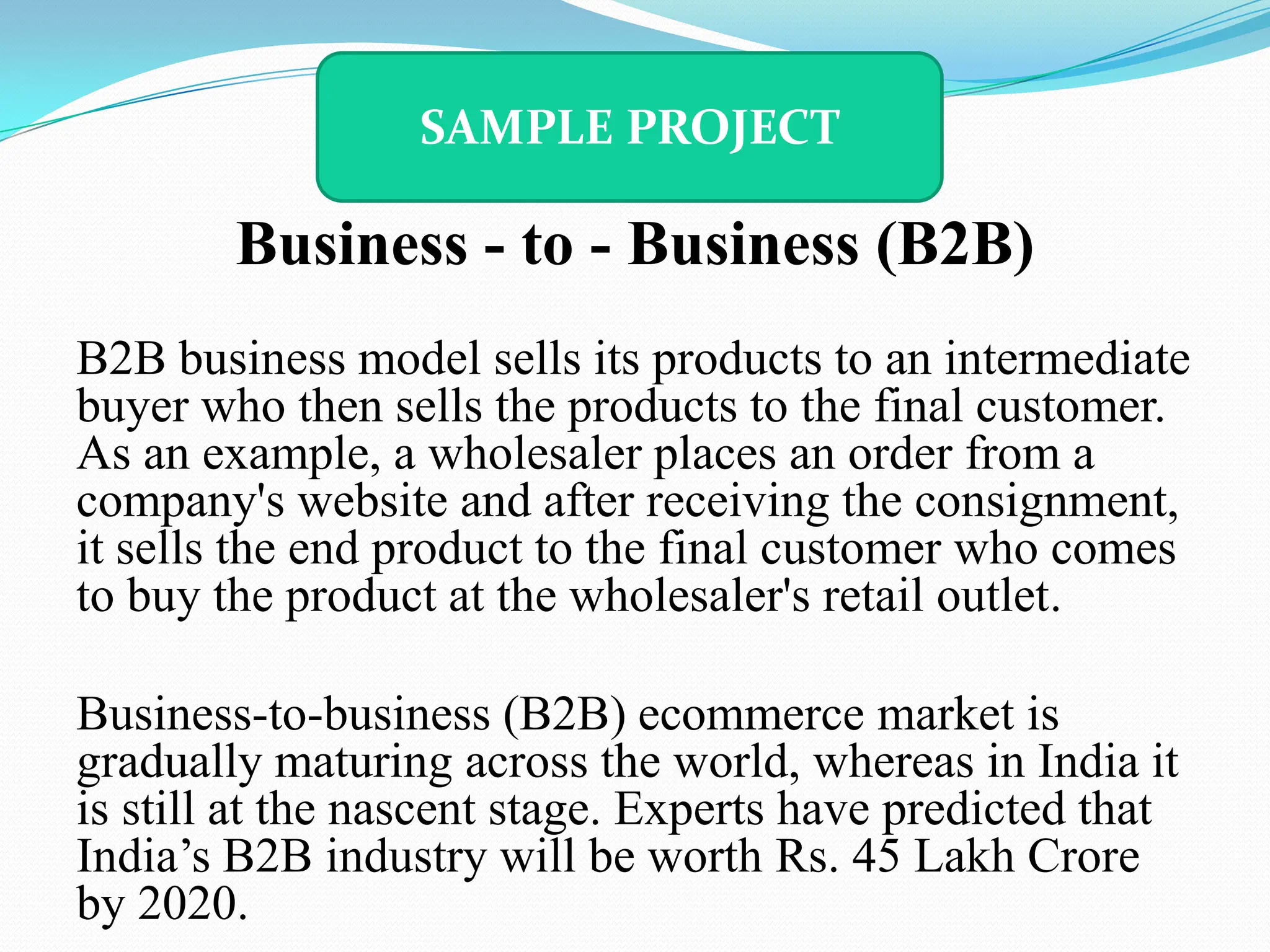 Sample ppt file e commerce mba finance final ppt
