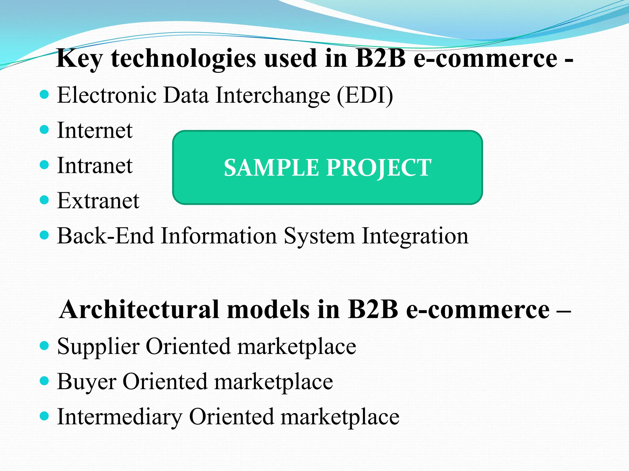 Sample ppt file e commerce mba finance final ppt