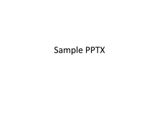 Sample PPTX 
