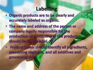 ORGANIC PROCESSING AND HANDLING EXPLAINED SIMPLE | PPTX