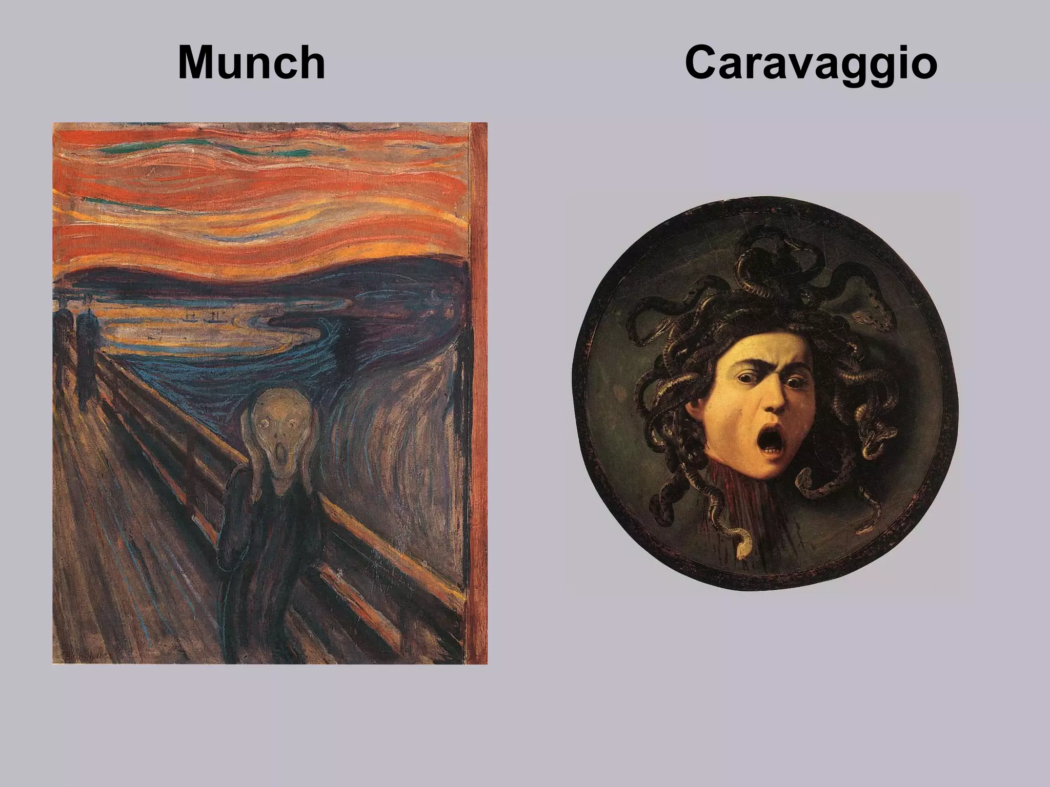 Caravaggio Munch 