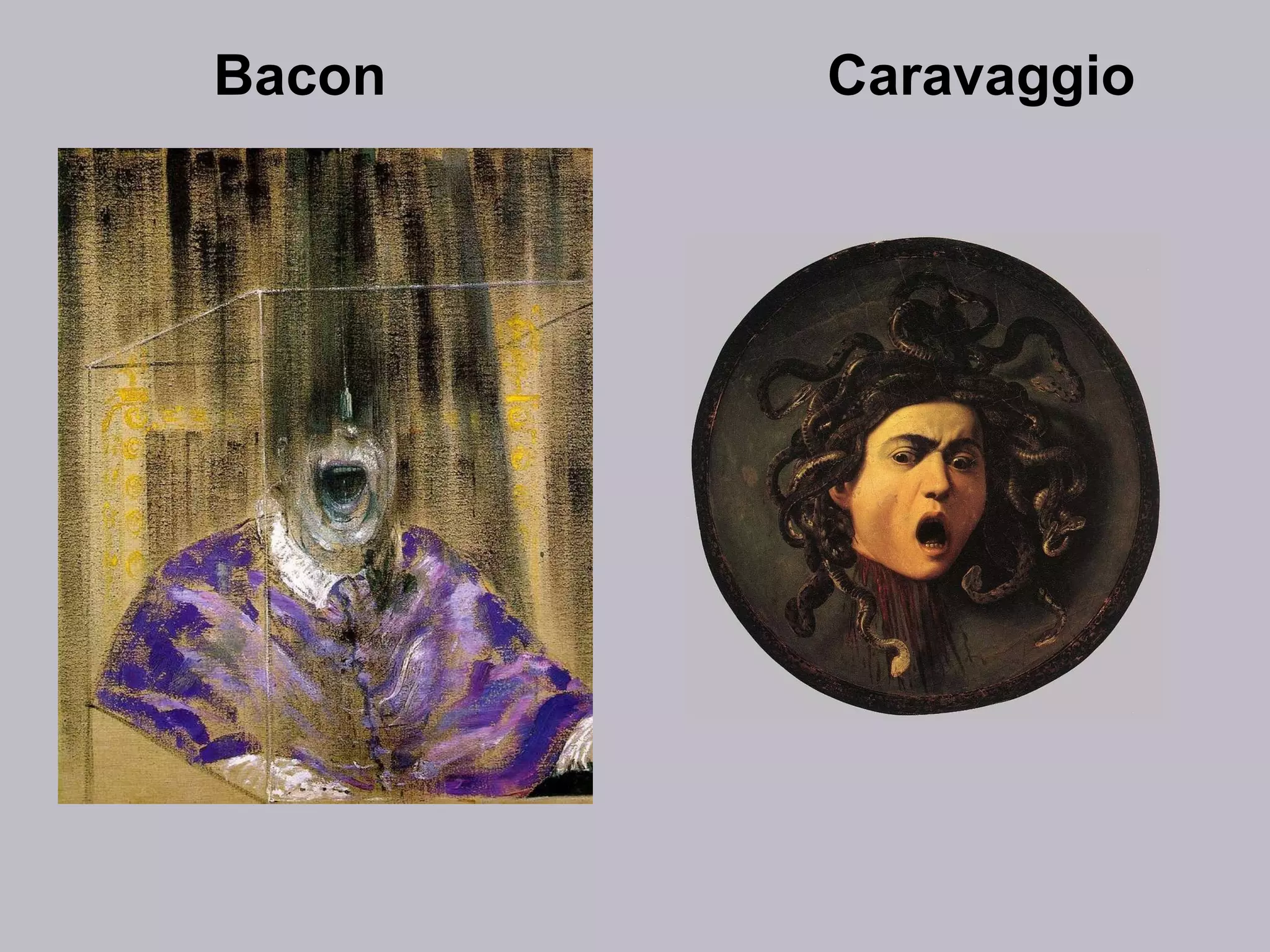 Caravaggio Bacon 