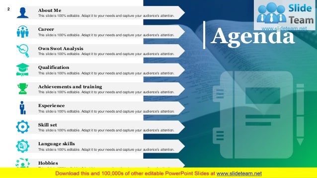 Introduce yourself powerpoint presentation sample image