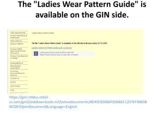 The "Ladies Wear Pattern Guide" is
available on the GIN side.
https://gini.intdus.retail-
sc.com/gin3/asbdownloads.nsf/activedocuments/BE45C85066F5D6BEC1257EF4003B
ACD8?OpenDocument&Language=English
 