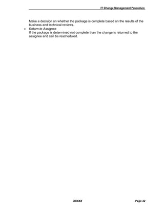 Change Package Examples Sample process guide_-_change_management | PDF
