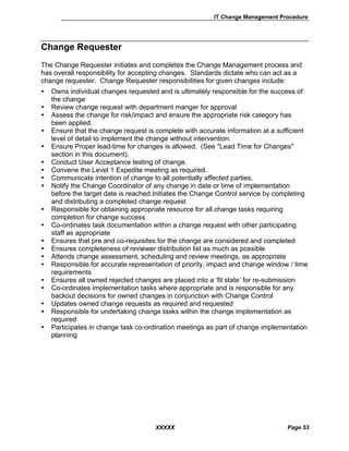Sample process guide_-_change_management | PDF