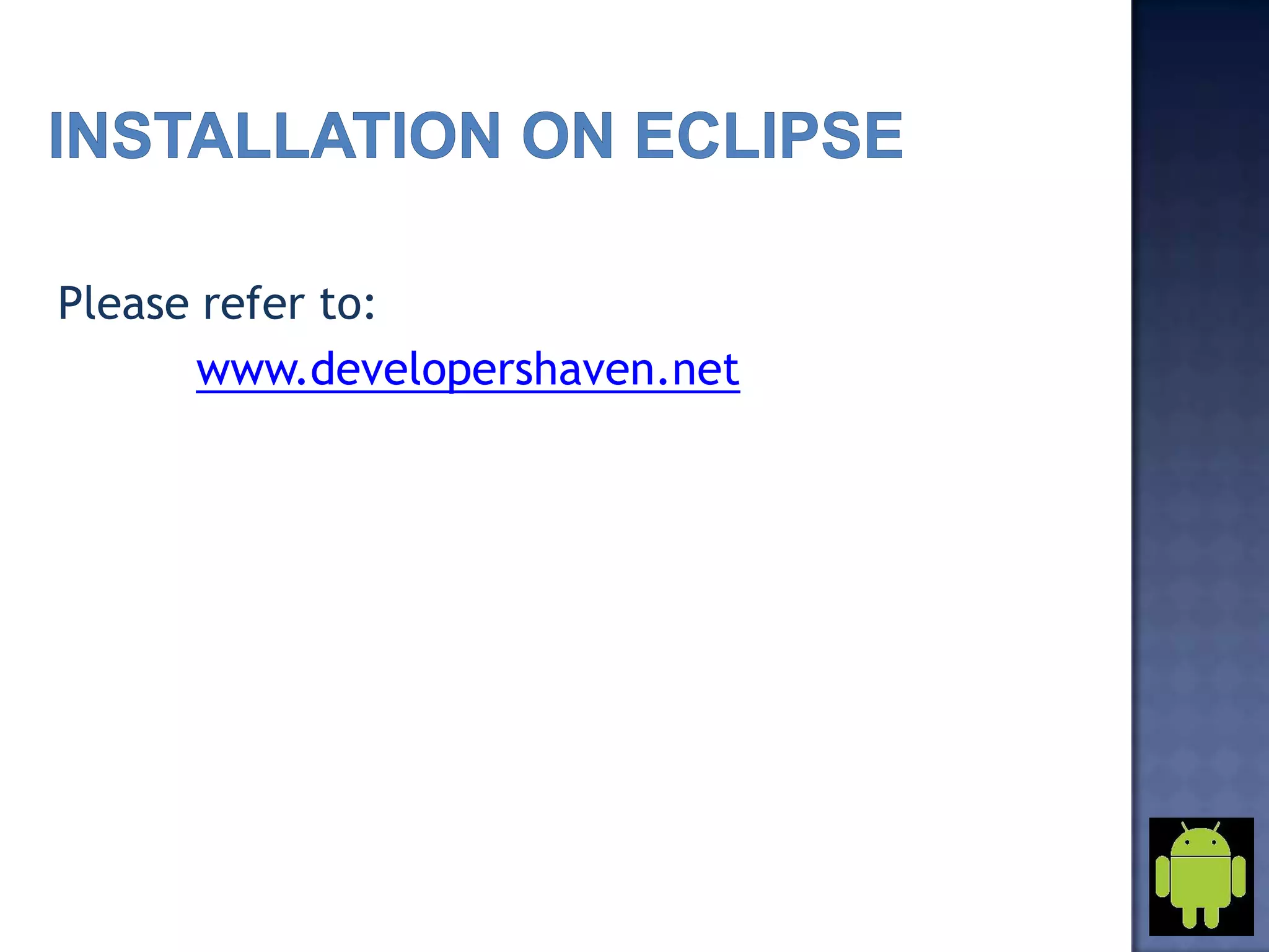 Please refer to:
www.developershaven.net
 