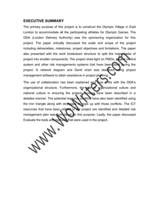 Sample project management | PDF