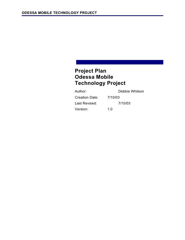 sample project plan project timeline planner