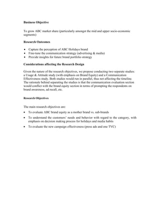 MARKET RESEARCH PROPOSAL PDF visual data 6