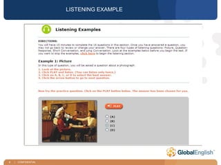 8 | CONFIDENTIAL
LISTENING EXAMPLE
 