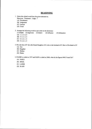 ongc sample quessionnaire for management trainee 2014