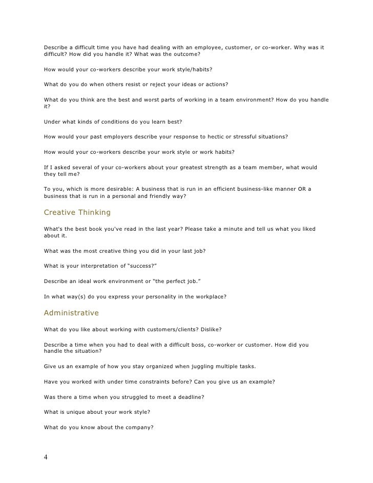 Sample Questions