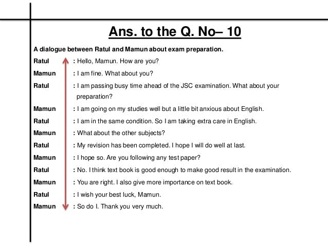Sample Questions And Answers For Class JSC Students Bangladesh