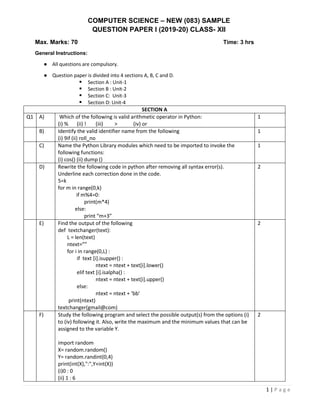 Sample Questions for XII Computer Science (2).pdf