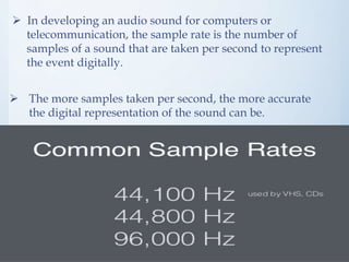 Sample rate | PPTX