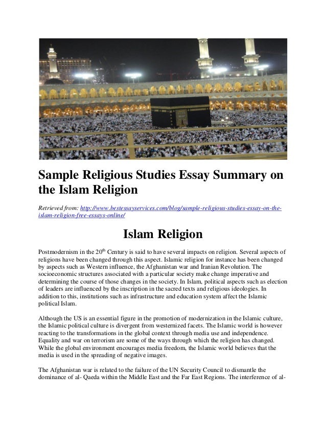 islam religion essay conclusion