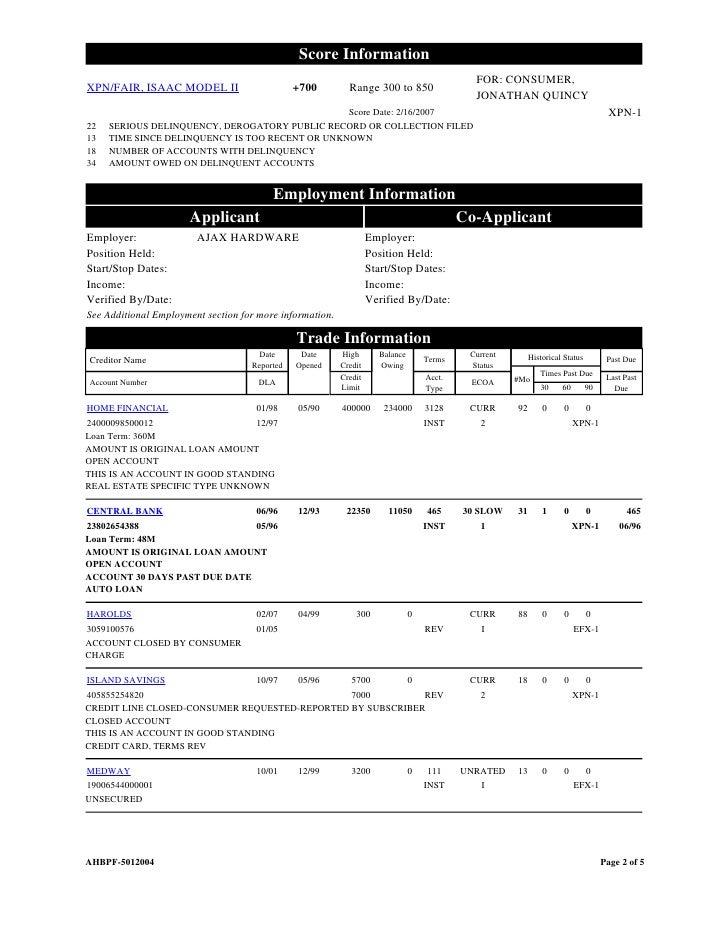 sle tri merge credit report pcs credit report sle tri merge credit report pcs credit report