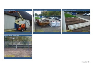 Operational Materials Building/Engineering Debris Building/Engineering Debris
External Fences, Gates, Walls
Page 3 of 12
 