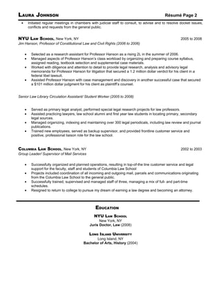 Sample Resume PDF - Sample Resume 2 320 