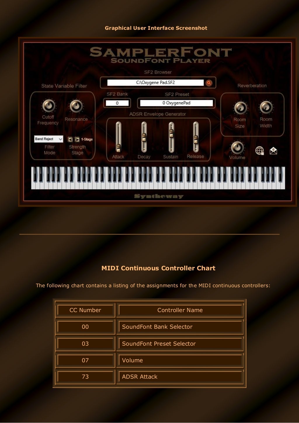 SamplerFont SoundFont Player VST VST3 64 bit for Windows and Audio Un…