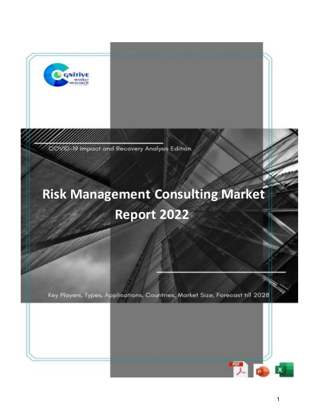1
Risk Management Consulting Market
Report 2022
 