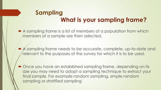 Samples-and-sampling-technique on research | PDF