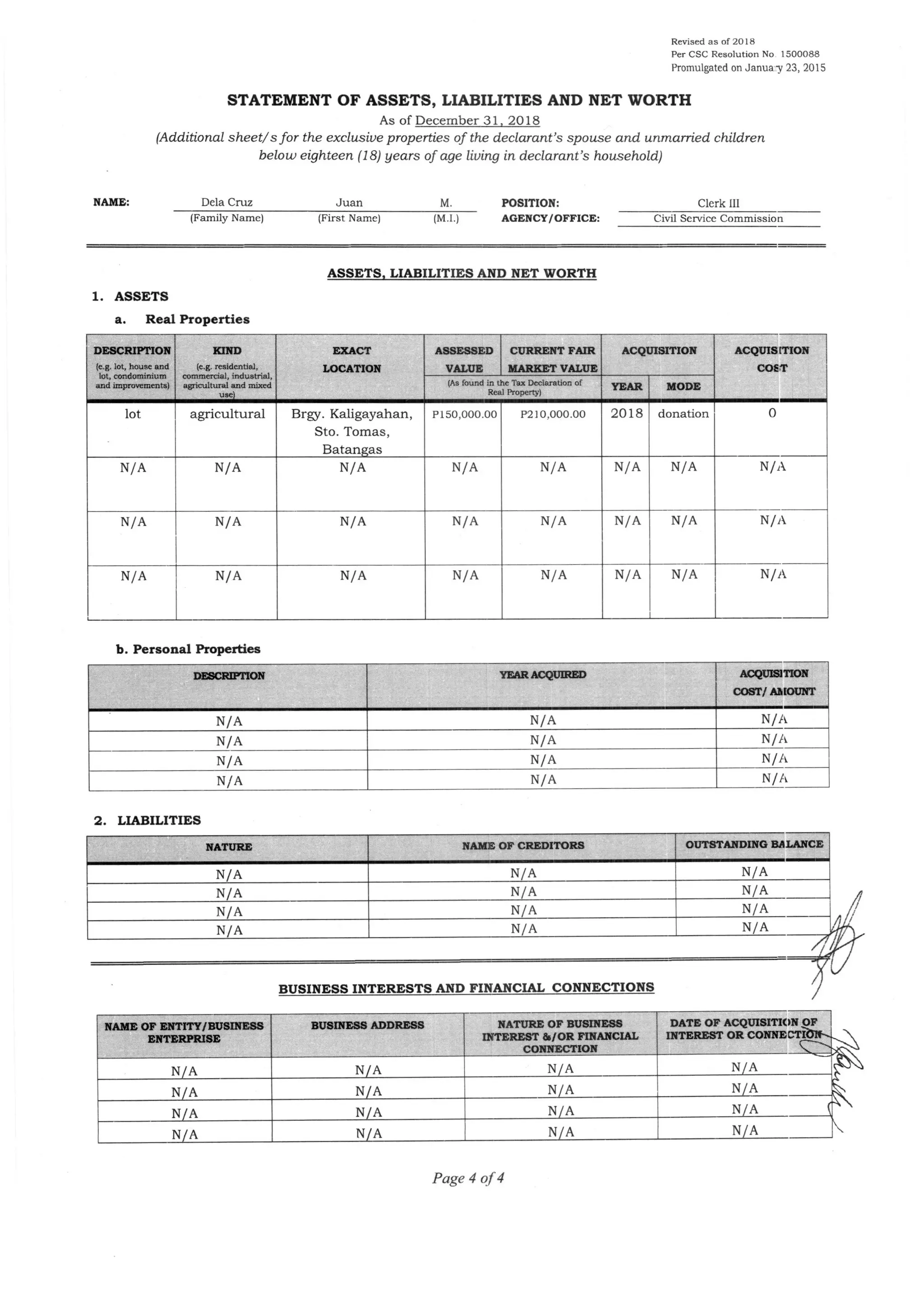 Sample SALN Form 2019.pdf