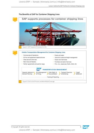 SAP Container Shipping Line Fundamentals, CSL100 Col03 | PDF