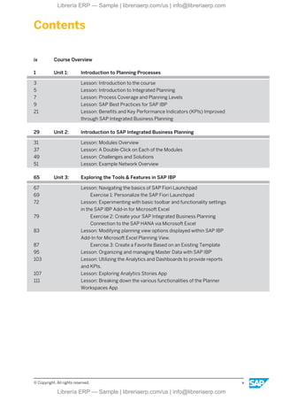 IBP100 Col2505 Discover SAP Integrated Business Planning | PDF