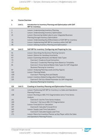 IBP400 Col2505 SAP IBP for Inventory planning and optimization | PDF