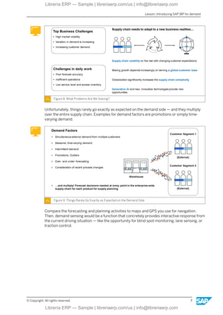 IBP600 Col2505 SAP Integrated Business Planning (IBP) for demand | PDF