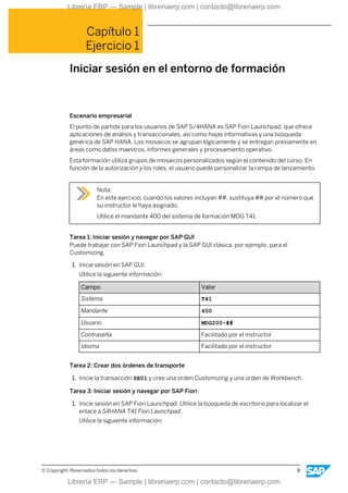 MDG200 Col20 SAP Master Data Governance: Configuración y Customizing | PDF