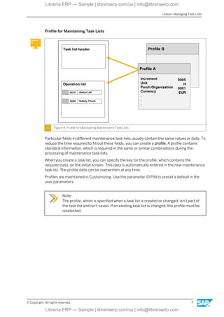 Sap Task List Examples Preventive Maintenance (PM) in SAP S/4HANA | PDF