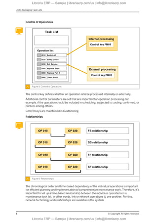 Control Key Vs. Operational Key Preventive Maintenance (PM) in SAP S/4HANA | PDF