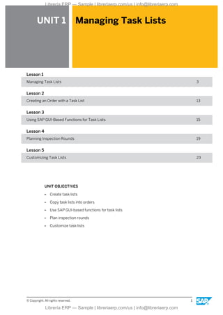 Sap Task List Examples Preventive Maintenance (PM) in SAP S/4HANA | PDF