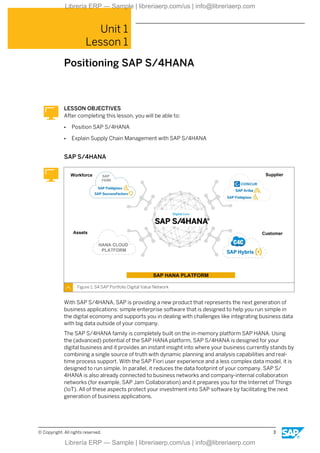 S4601 Business Processes in SAP S/4HANA Supply Chain Execution | PDF