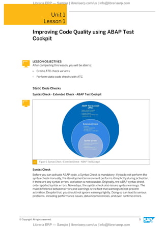 S4D401 Col24 Intermediate ABAP Programming | PDF
