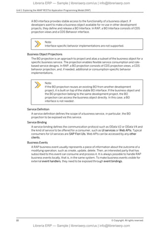 S4D437 Col24 Transactional Apps with the ABAP RESTful Application ...
