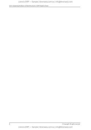 SAP Analytics Cloud: Modeling and Data Transformation | PDF