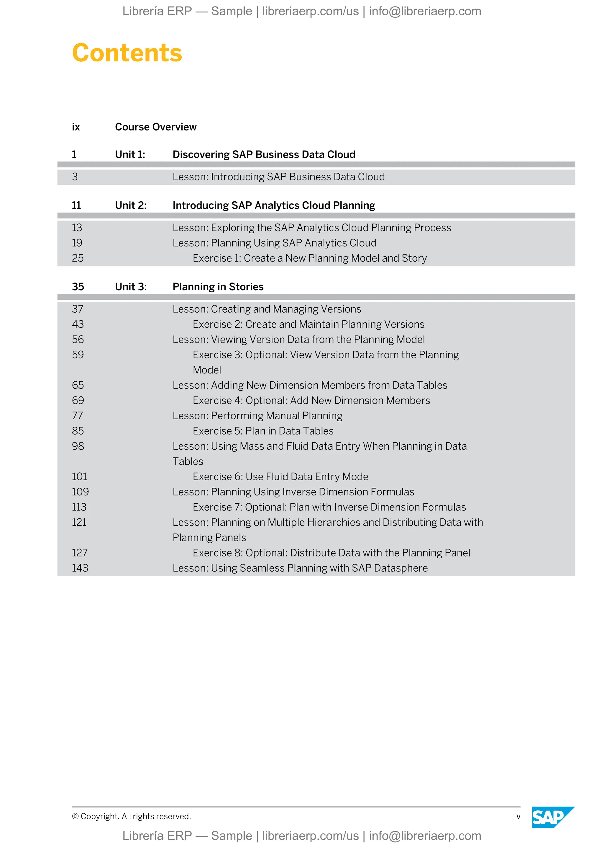 SAP Analytics Cloud Planning: Introduction to Seamless Planning | PDF